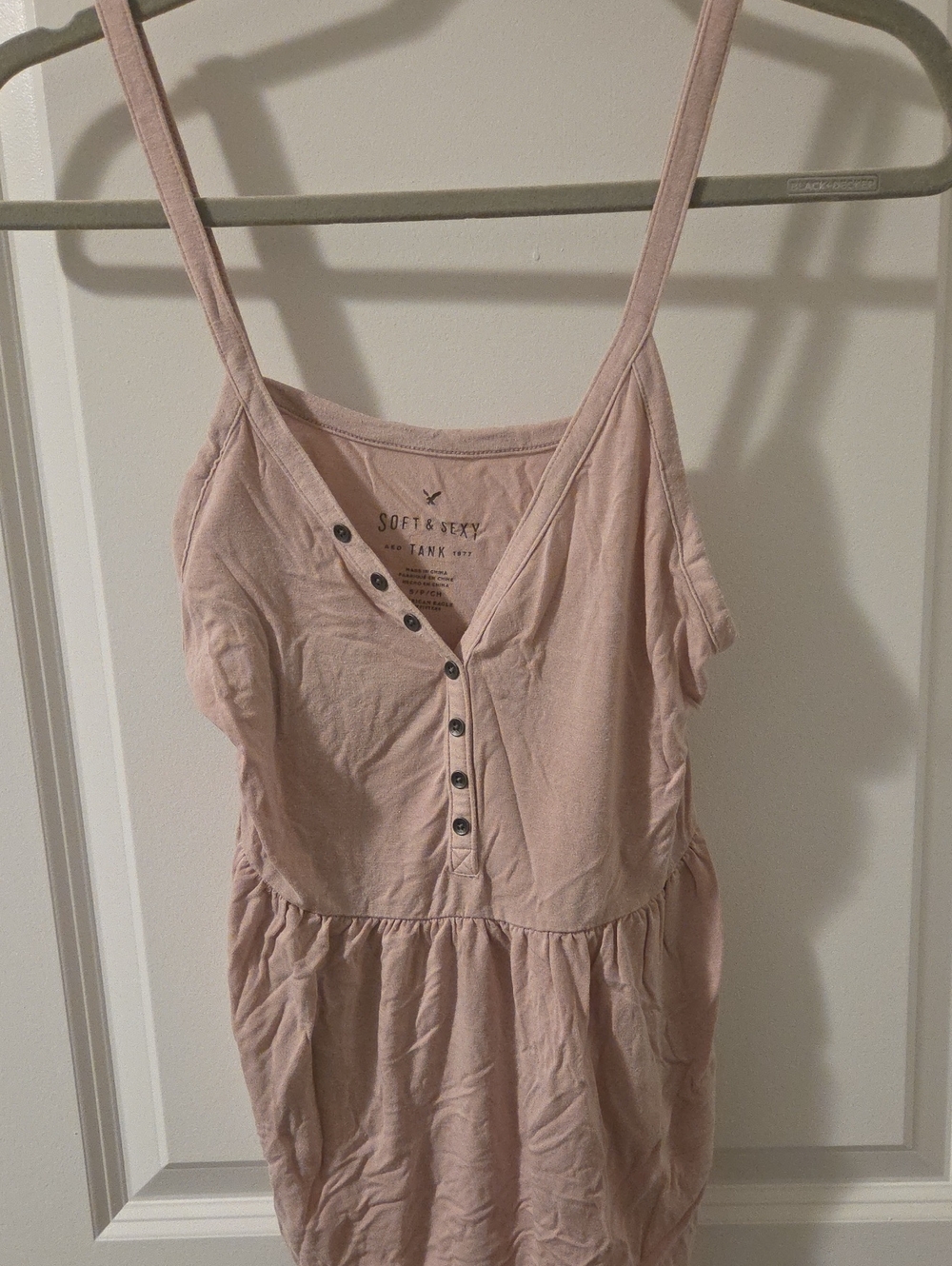 American Eagle Outfitters Soft & Sexy Tank in Blush Pink